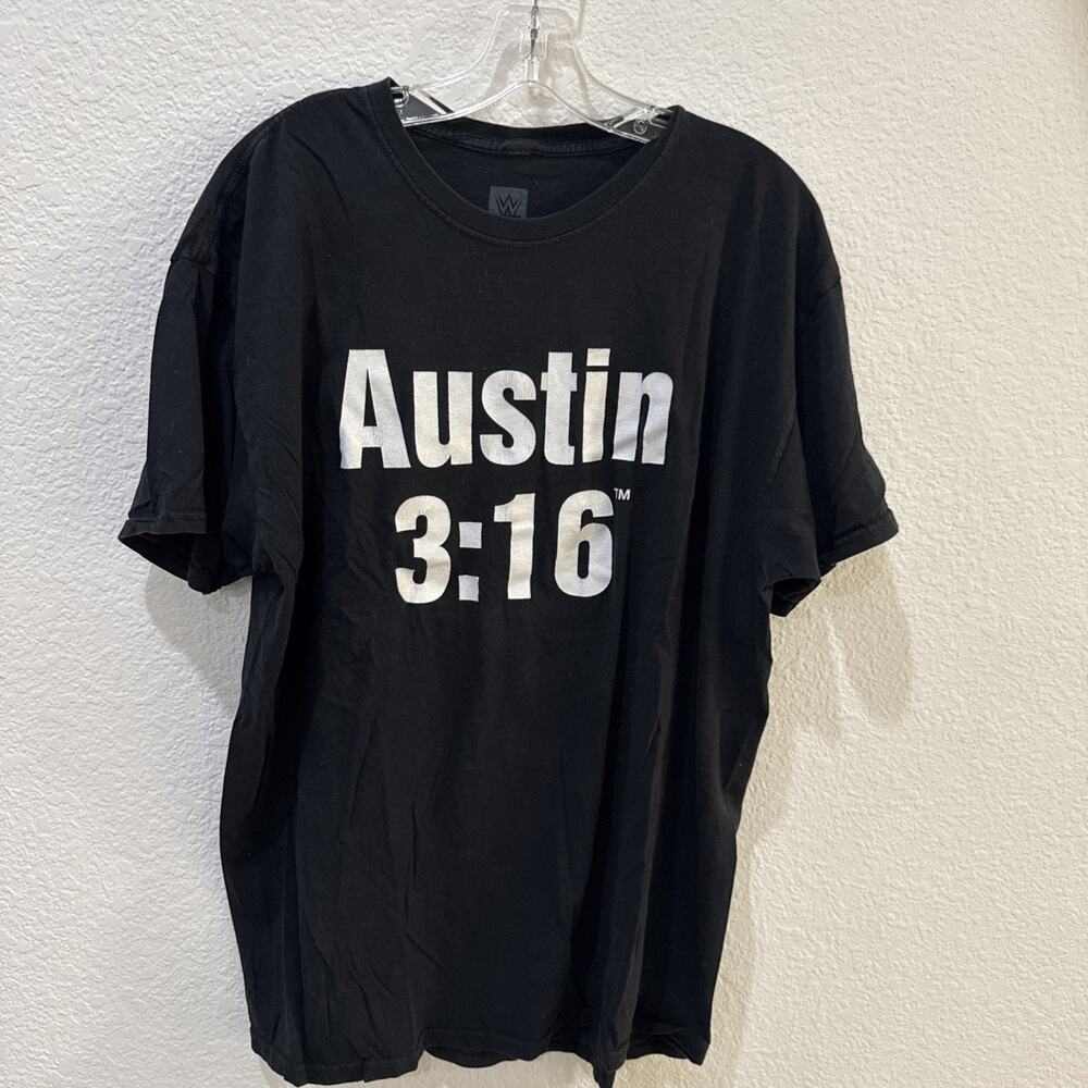 Stone Cold Black Graphic TEE AUSTIN 3:16 100% Cotton Men's Size XL